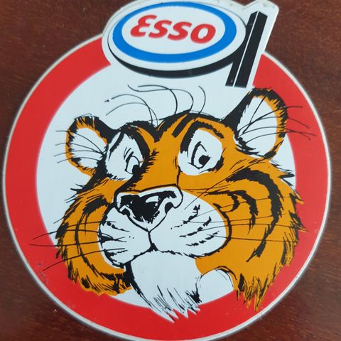 Esso-dekal. Tiger på tanken. Som ny, ubrukt.