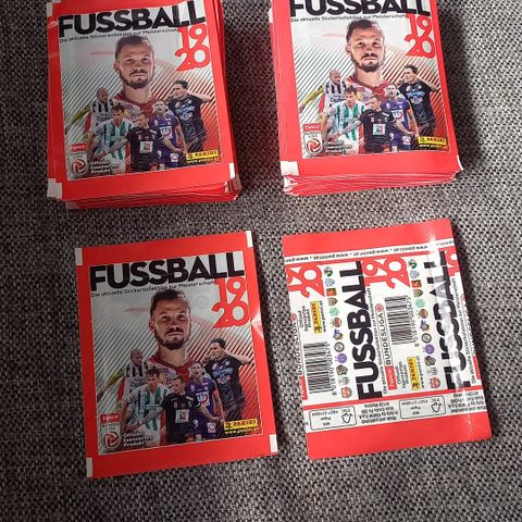 Panini fussball 2019/2020 uåpnede pakker