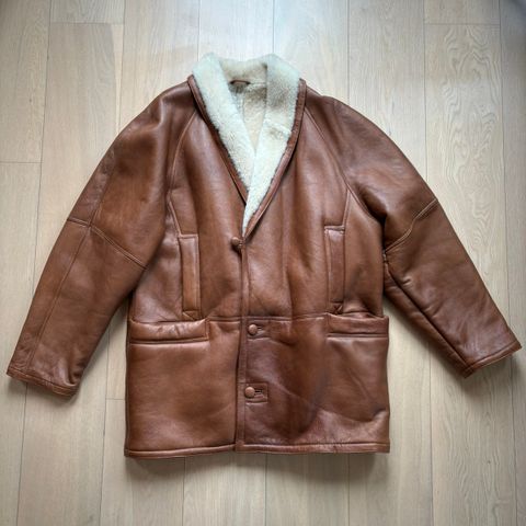 Vintage shearling jakke