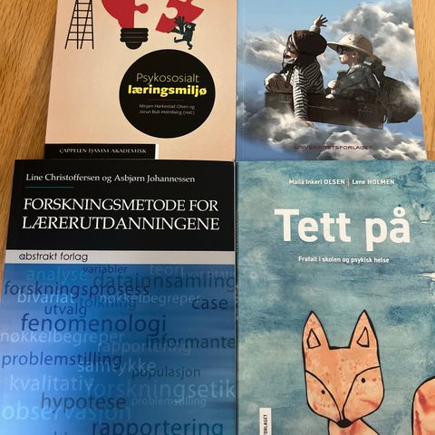 Bøker til pedagogikk/ spesialpedagogikk