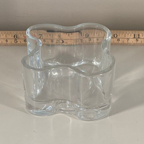 Iittala Alva Aalto lyslykt i gjennomsiktig glass