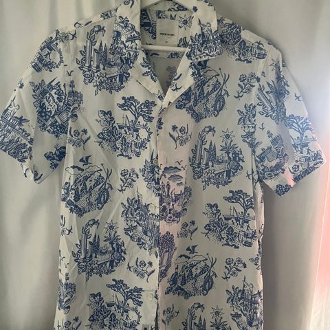 WOOD WOOD BRANDON PRINTED VACATION SHIRT