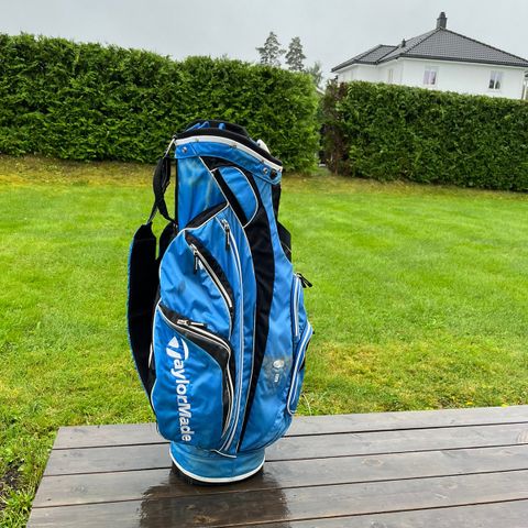 Blå Taylormade trallebag