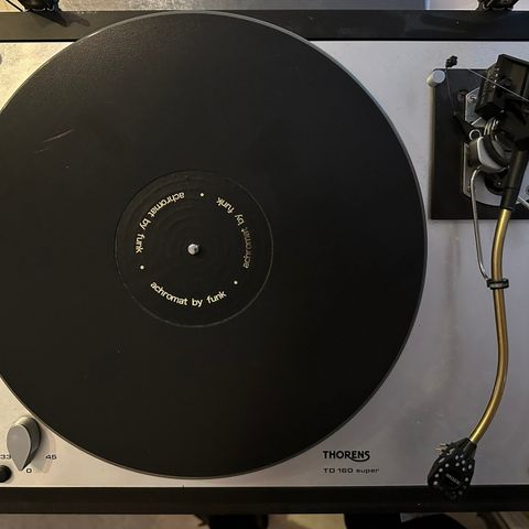 Thorens TD160 Super platespiller til salgs!