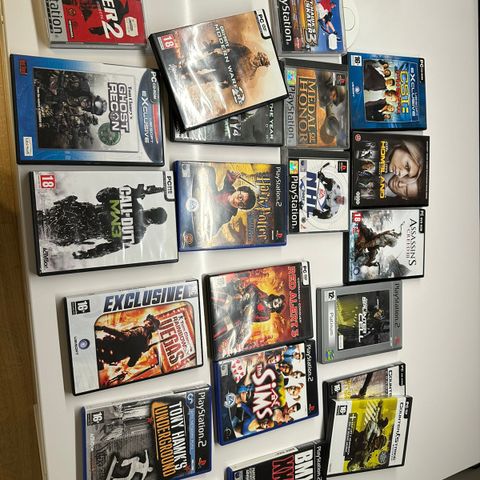 Reservert: Diverse Playstation 2, Playstation 1 og PC spill gis bort samlet