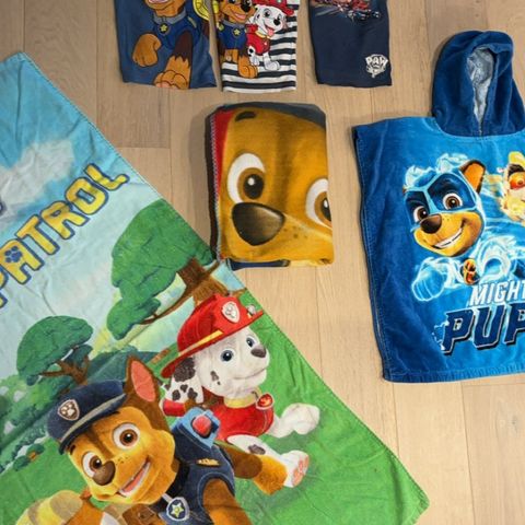 RESERVERT - Paw Patrol - pakke med diverse i str. 110-116