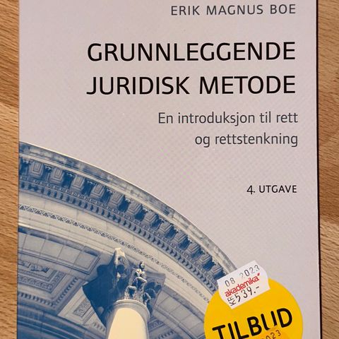 Grunnleggende juridisk metode 4. utg