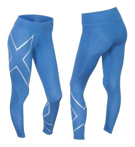 2XU mid rise tights Blå. Str. Xl