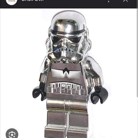 Lego  minifigur Stormtrooper Chrome