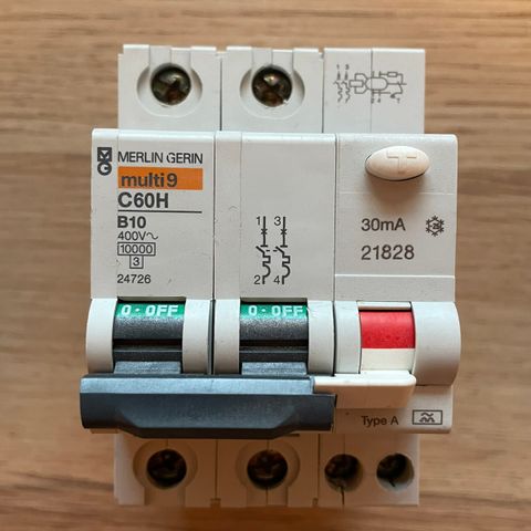 Schneider Electric 10A automatsikringer