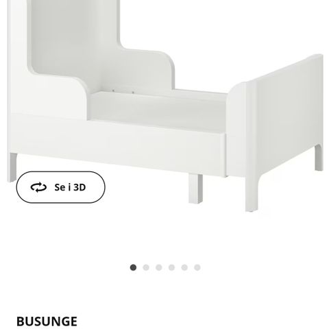 Ikea busunge 80cm x justerbar lengde