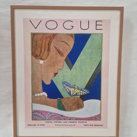 Vogue plakat med ramme