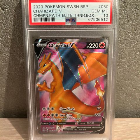 Charizard V Champions Path PSA 10