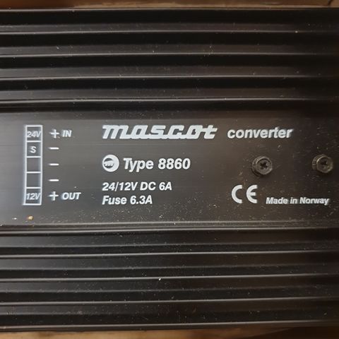 Converter 24 V - 12 V 6amp