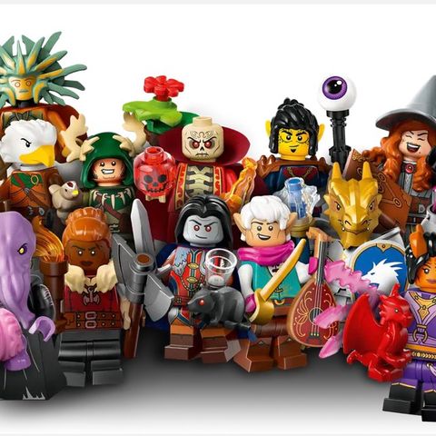 Lego - Komplett D&D Collectible Minifigure serie