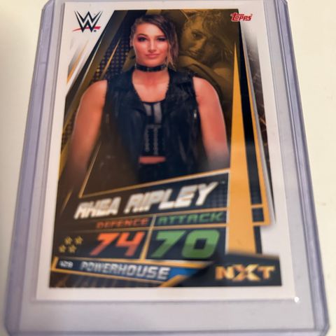 Rhea Ripley WWE slam attax 2019 samlekort  - rookie