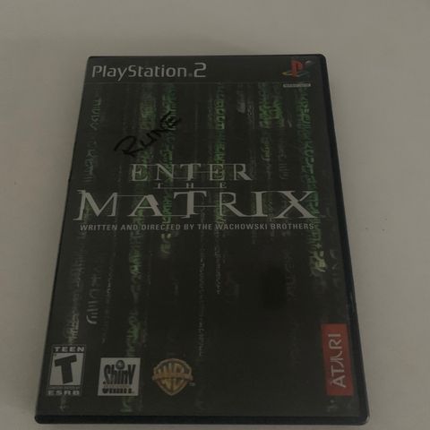 Ps2 ENTER THE MATRIX