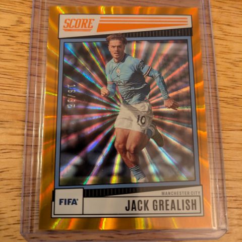 Jack Grealish, 2022-23 Panini Fifa Score, oransje laser 16/35