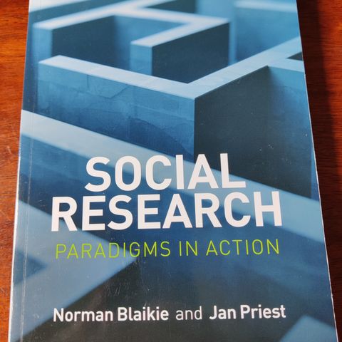 Social research- paradigms in action