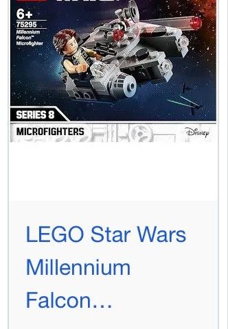 LEGO Star Wars Millennium Falcon Microfighter 75295 Building KitMulticolor