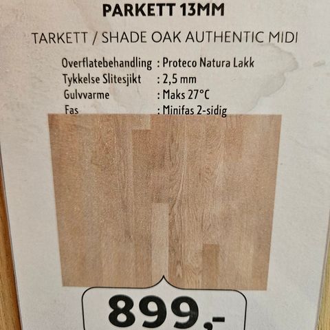 Parkett  13 MM Shade Oak Authentic Midi