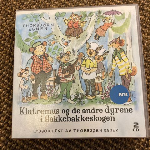 Lydbok på CD. Klatremus og de andre dyrene i Hakkebakkeskogen