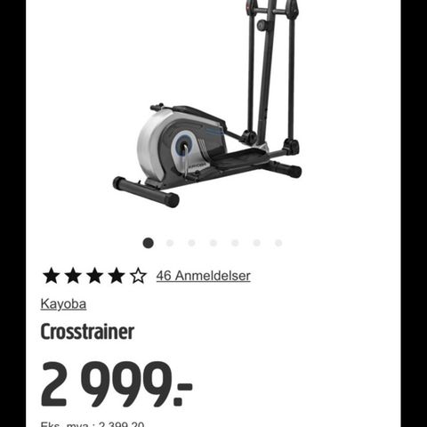 Lite brukt Ellipsemaskin