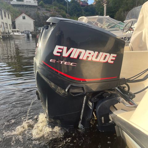 Evinrude Etec 75 eller 90 delemotor ønskes kjøpt