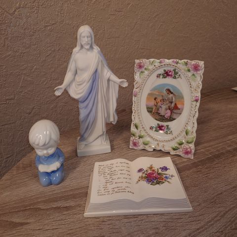 Div eldre religiøse figurer selges samlet, kan sende. Retro/Vintage