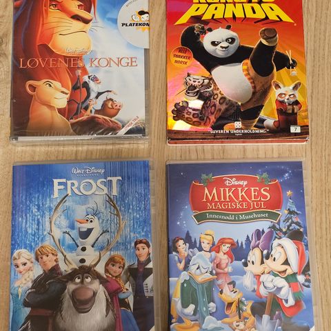 Løvenes Konge / Kung Fu Panda / Frost / Mikkes Magiske Jul