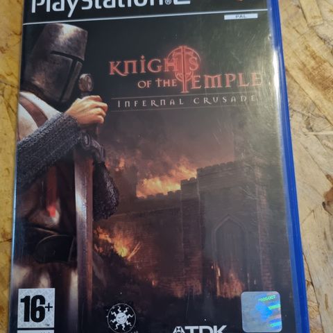 Meget pent PS2 Knights Of The Temple Infernal Crusade