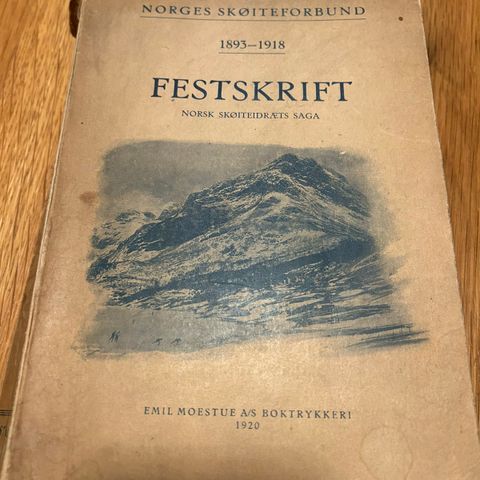 1893-1918 Festskrift - Norsk skøiteidræts saga