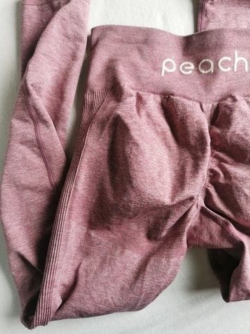 Peach med scrunch