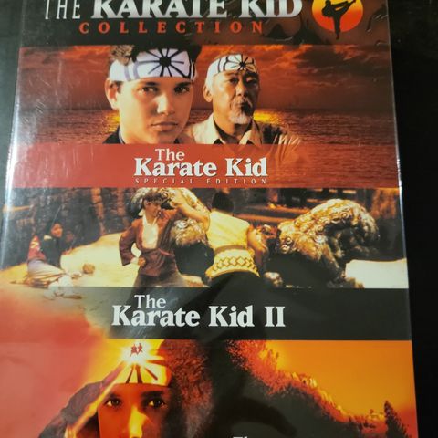 Karate kid 1 til 3 boks