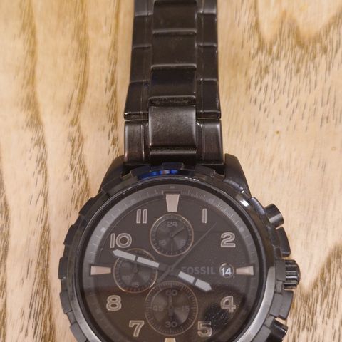 Fossil Dean Black/Steel Ø45 mm fs-4646