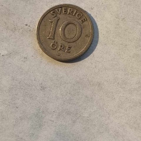 10 öre 1920 Sverige, nickel