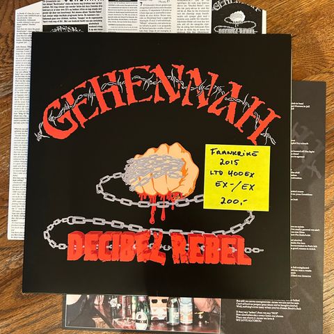 Gehennah, Goatwhore, Necromantia og Necrophagia LP-er  selges