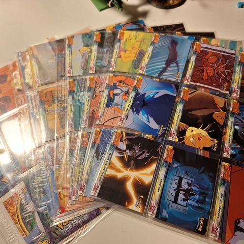 Pokemon Topps Complete Set 72 Kort - First Movie, Mewtwo Pikachu's Vacation