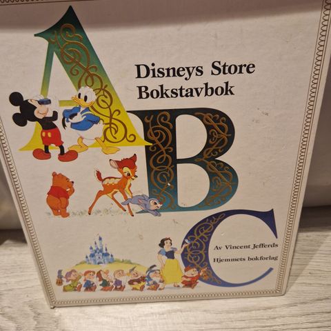 Walt disney sin store ABC bok