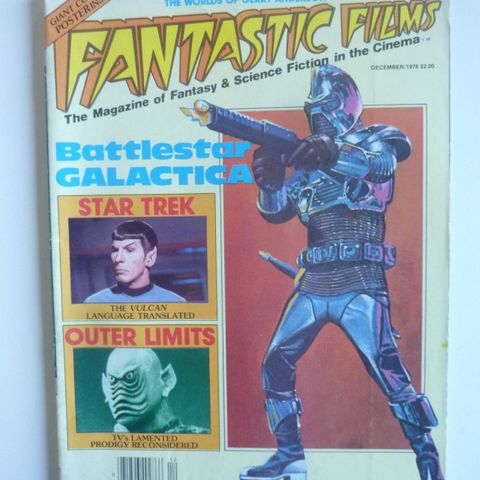 Fantastic Films, Amerikansk Filmmagasin fra 1978 med stor Poster