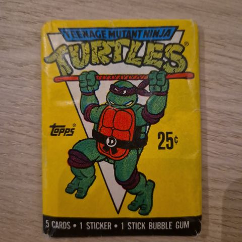 1989 Teenage Mutant Ninja Turtles Trading Cards, Unopened