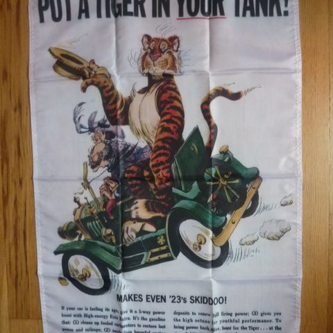 Esso Reklamebanner, Put a Tiger in your Tank