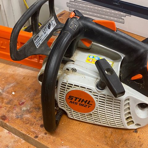 Stihl MS192T ubetydelig brukt. Ny pris.