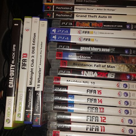 Mange gode spill til PS2, PS3, PS4 og Xbox360