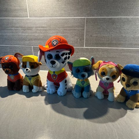 Paw Patrol bamser selges samlet