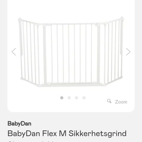 Babydan sikkerhetsgrind trappegrind