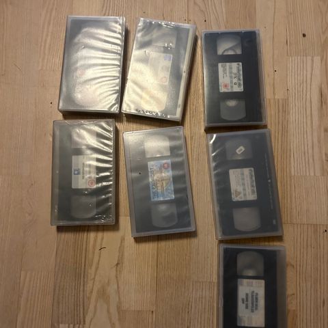 Samling av VHS videoer - flest engelske