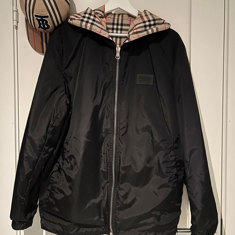 Reversible Burberry Check jacket