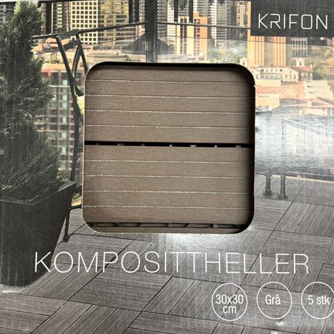 Krifon kompositt heller brun