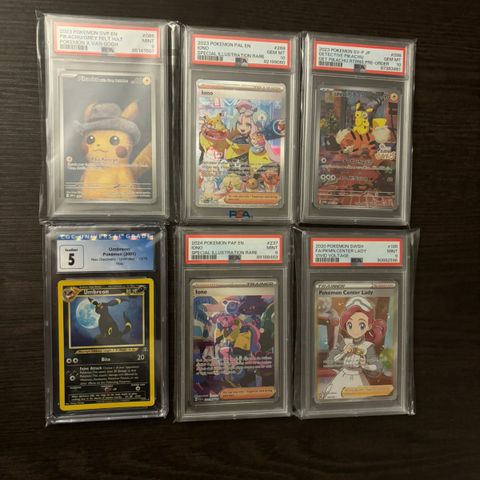 Pokemon PSA/CGC graderte kort